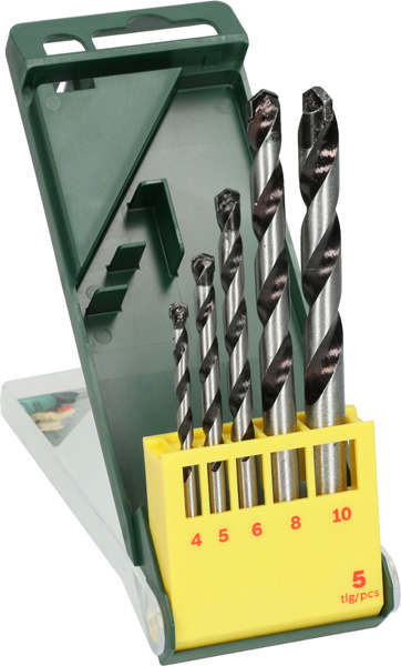 Bosch Betonbohrer-Set, HM, 5-teilig, 4 - 10 mm 2607019444