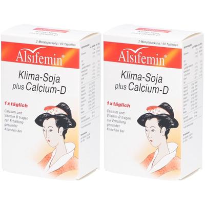 Alsifemin Klima-Soja plus Calcium D3 Tabletten 2x 2x60 St