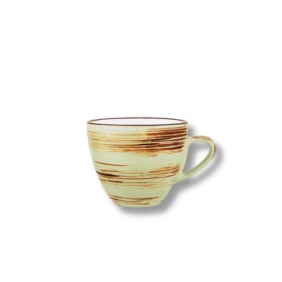 Wilmax England Wilmax Tasse 190 ml Pistazie Porzellan, 6er Set