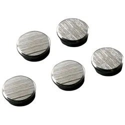 Franken Magnete rund Ø 22,0 mm 5 Stück grau