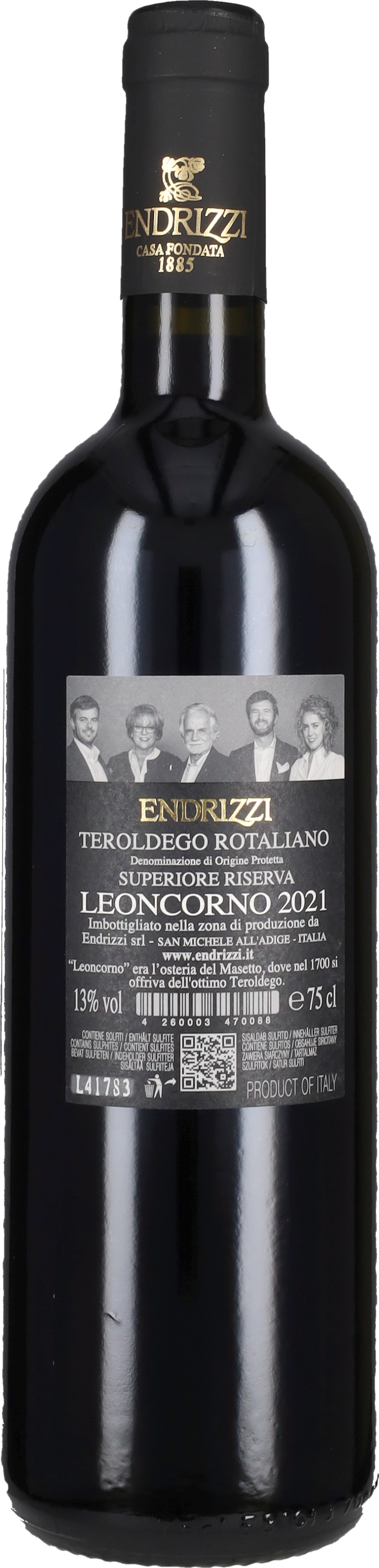 Teroldego Rotaliano Riserva 'Leoncorno' Endrizzi 2022
