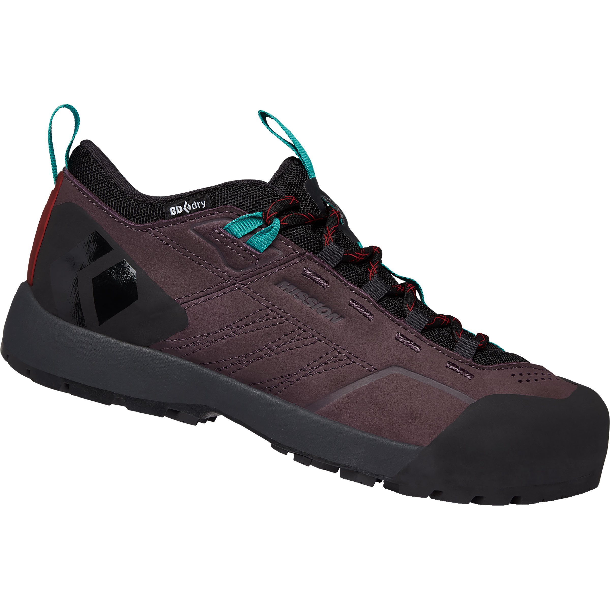 Black Diamond Mission Leather Low WP Damen Zustiegsschuhe lila Größe 40 Trekking Wasserdicht