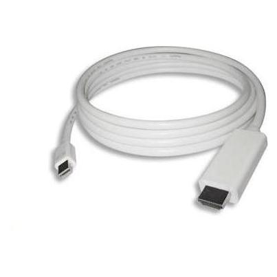 PremiumCord kabel miniDP - HDMI M/M, bílá (1 m) (KPORTADMK01-01)