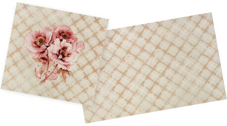 Dekosamt-Coupon "Blume", natur