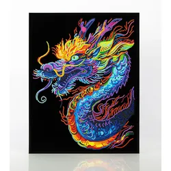 DIAMOND DOTZ - Diamond Painting Neon Drache