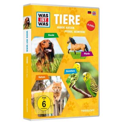 Was ist Was - Box 2/Tiere [4 DVDs], DVD
