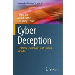 Cyber Deception, Fachbücher von Cliff Wang, Milind Tambe, Tiffany Bao