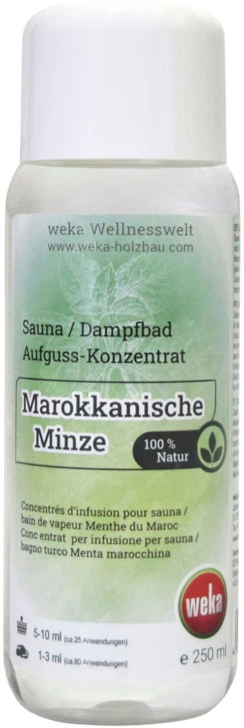 Aufgusskonzentrat WEKA "Marokkanische Minze", transparent (weiß, neutral), 250, Aufguss-Konzentrate, Aufgusskonzentrat, 250 ml