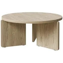 Selsey Couchtisch  Preffines , holzfarben , Maße (cm): H: 40,5  Ø: 88.5