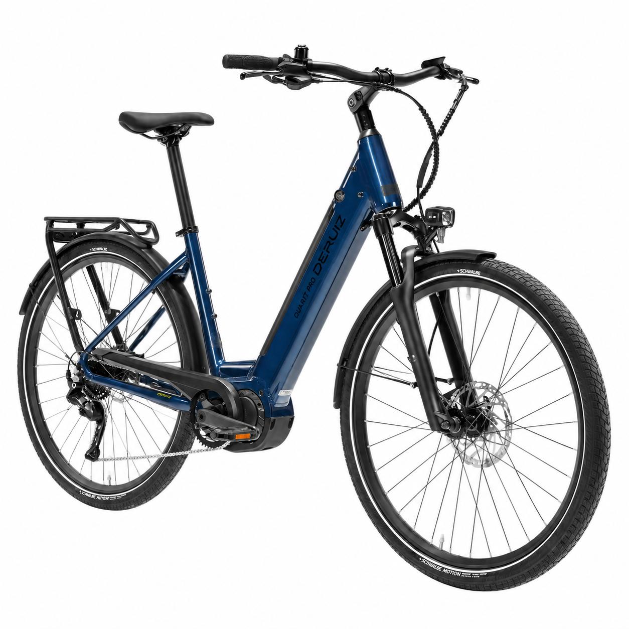 DERUIZ Quartz Pro 2026 E-Bike Citybike 28 Zoll, 250 W Mittelmotor, 100 Nm, 644 Wh Akku