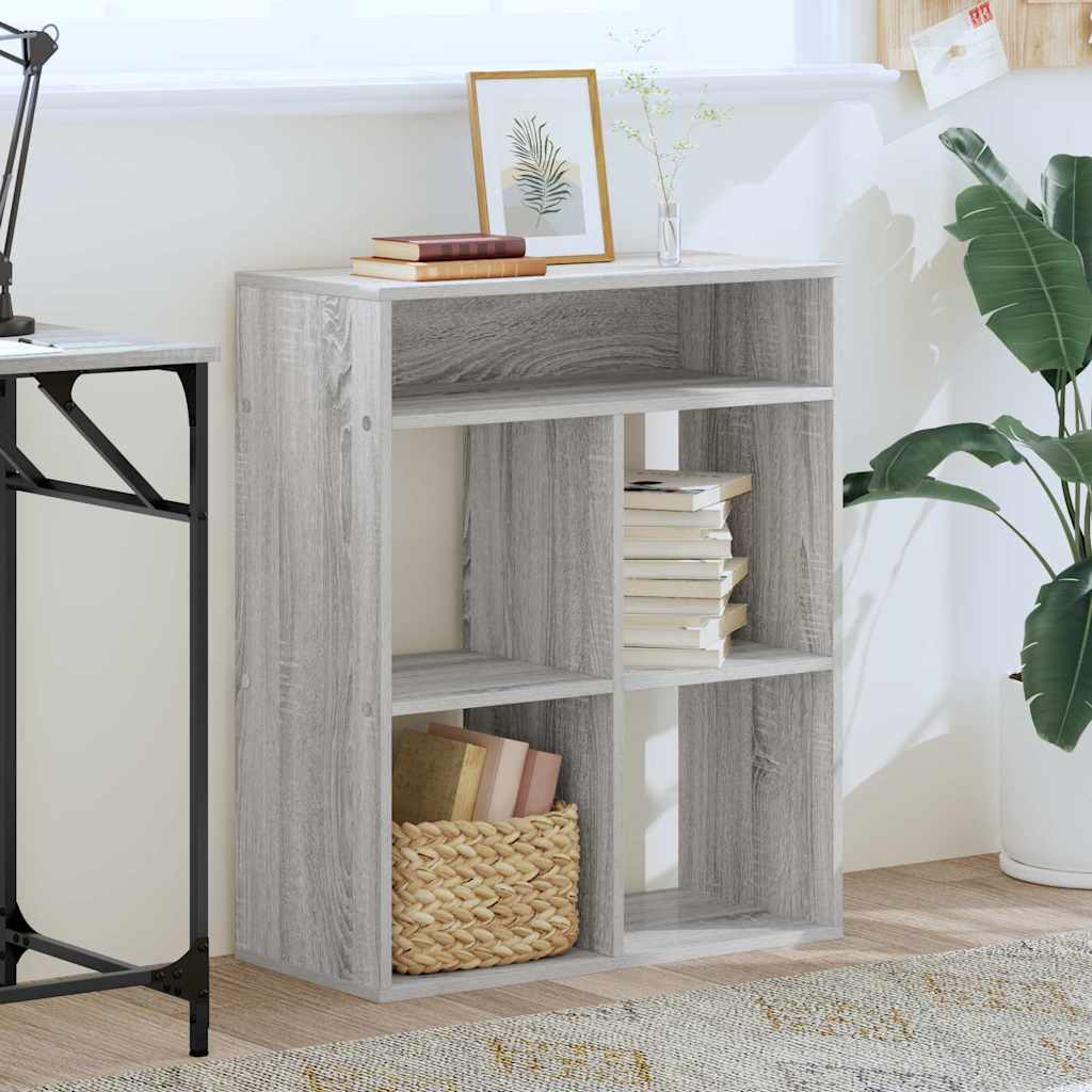 vidaXL Bibliothèque sonoma gris 66x31x80 cm bois d'ingénierie