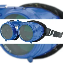 TRIZERATOP Schweißerschutzbrille mit klappbarem Filter, Schutzstufe 5 DIN