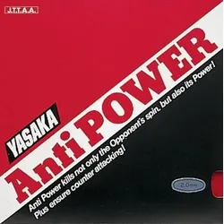 Yasaka Belag Anti Power schwarz 2,0 - schwarz 2,0