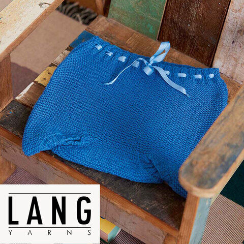 Strickanleitung – Windelhose "Jessey" aus Lang Yarns Merino 200 Bébé
