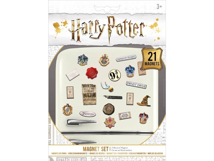 Pyramid International Harry Potter Koelkastmagneet Wizardry Set van 21 Multicolours