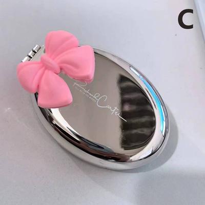 Fusion Finds Folding Comb Mirror Portable Pocket Hair Brush Compact Makeup Mirror For Travel c