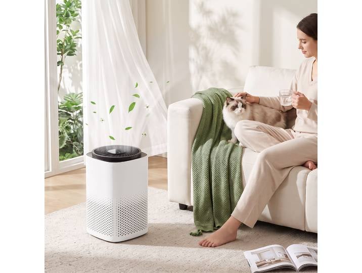 HOMCOM Purificateur Air Smart HEPA WiFi 27m² CADR 225m³/h