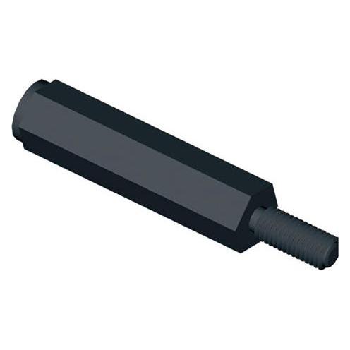 Alutronic Plastic Distance Bolts M3" 25.00 mm length AFST.B DI 638 25 BI/BU M3X25 (DI 638/25)