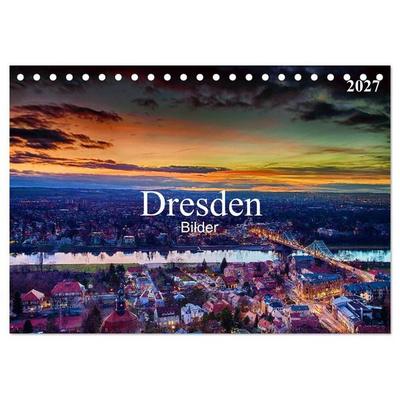 Dresden Bilder 2027 (Tischkalender 2027 DIN A5 quer), CALVENDO Monatskalender