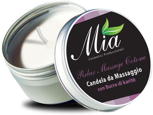 Mia Cosmetici Candela Per Massaggio Al Cotone