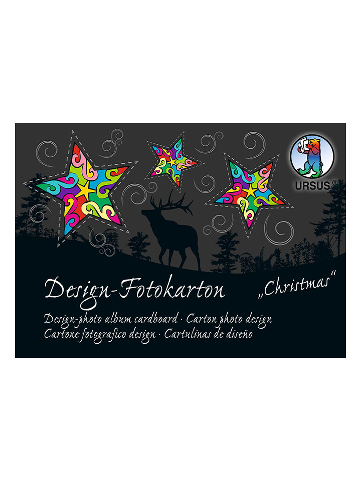 URSUS Fotokarton "SE Christmas" - 60 Blatt - DIN A6 - onesize