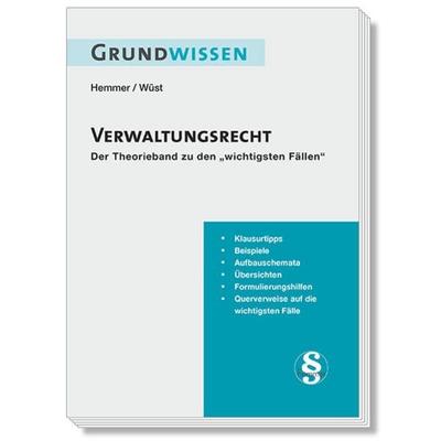 Grundwissen Verwaltungsrecht, Paperback von Karl-Edmund Hemmer,Achim Wüst, Hemmer/Wüst