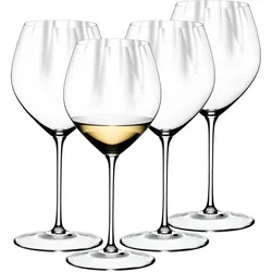 Riedel Performance Chardonnay Pay 3 Get 4, Weingläser, Transparent