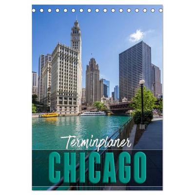 CHICAGO Terminplaner (Tischkalender 2027 DIN A5 hoch), CALVENDO Monatskalender