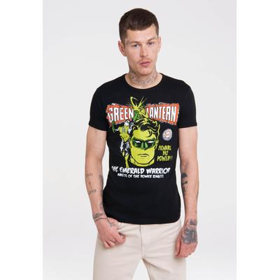 T-Shirt LOGOSHIRT "DC - Green Lantern Power", Herren, Gr. S, schwarz, 100% Baumwolle, bedruckt, normal, Rundhals, Shirts T-Shirt, mit Green Lantern-Print