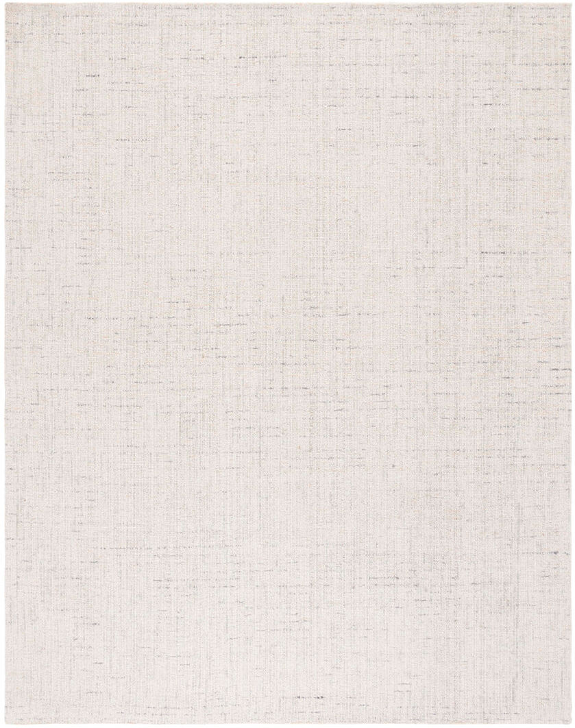 Ebern Designs Rheuben Striped Wool Hand Tufted Area Rug Ivory Rectangle 243.84 x 304.8cm