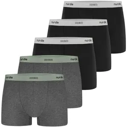 NUR DIE Herren Boxer Organic Cotton 5er Pack