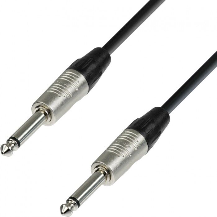 Adam Hall Cables K4 Ipp 0450 Instrumentenkabel Rean 6,3 Mm Klinke Mono Auf