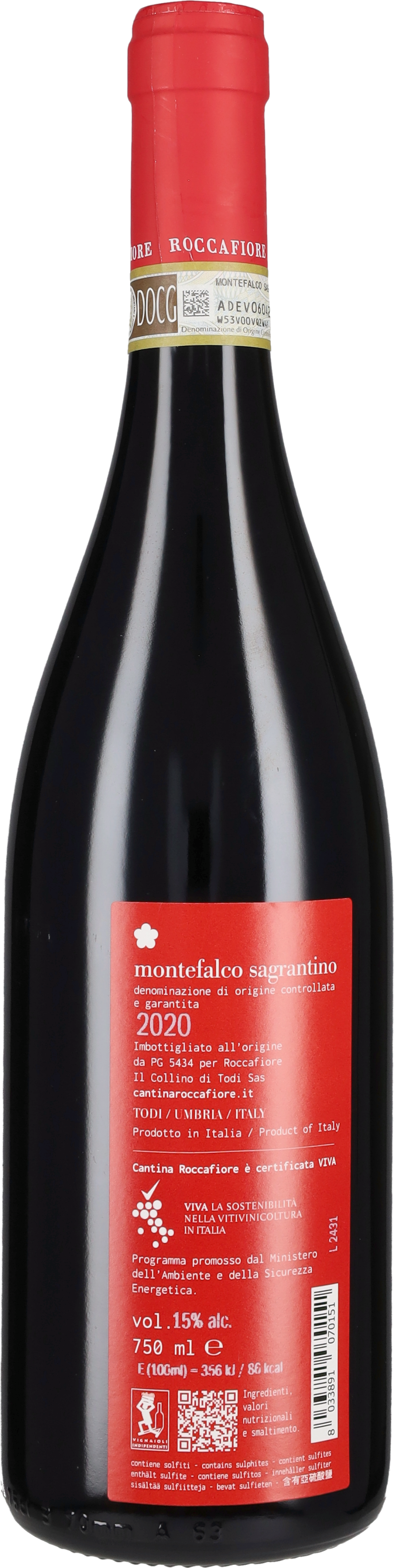 Sagrantino di Montefalco Roccafiore 2022