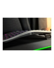 Razer Pro Type Ergo Kabellose Ergonomie-Tastatur| Split-Layout| Bluetooth| USB-C| 5 o Ergonomisches Split-Design f?r entspanntes Arbeiten o Command Dial & 5 Makrotasten mehr Effizienz o Verbindung mit bis zu 5 Ger?ten gleichzeitig o Komfortable Handballen (RZ03-05440300-R3G1)