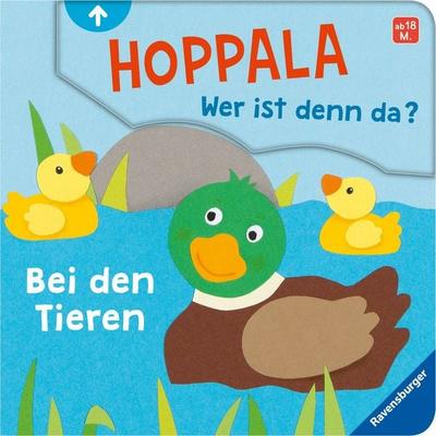 Hoppala, wer ist denn da? Bei den Tieren, Gebundene Ausgabe von Kathrin Lena Orso, Ravensburger Verlag GmbH