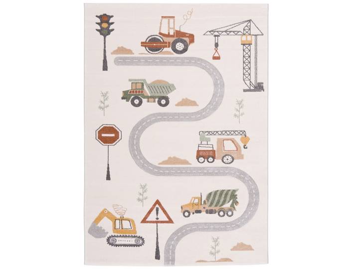 KINDER TEPPICH MAUI KIDS BAUSTELLE