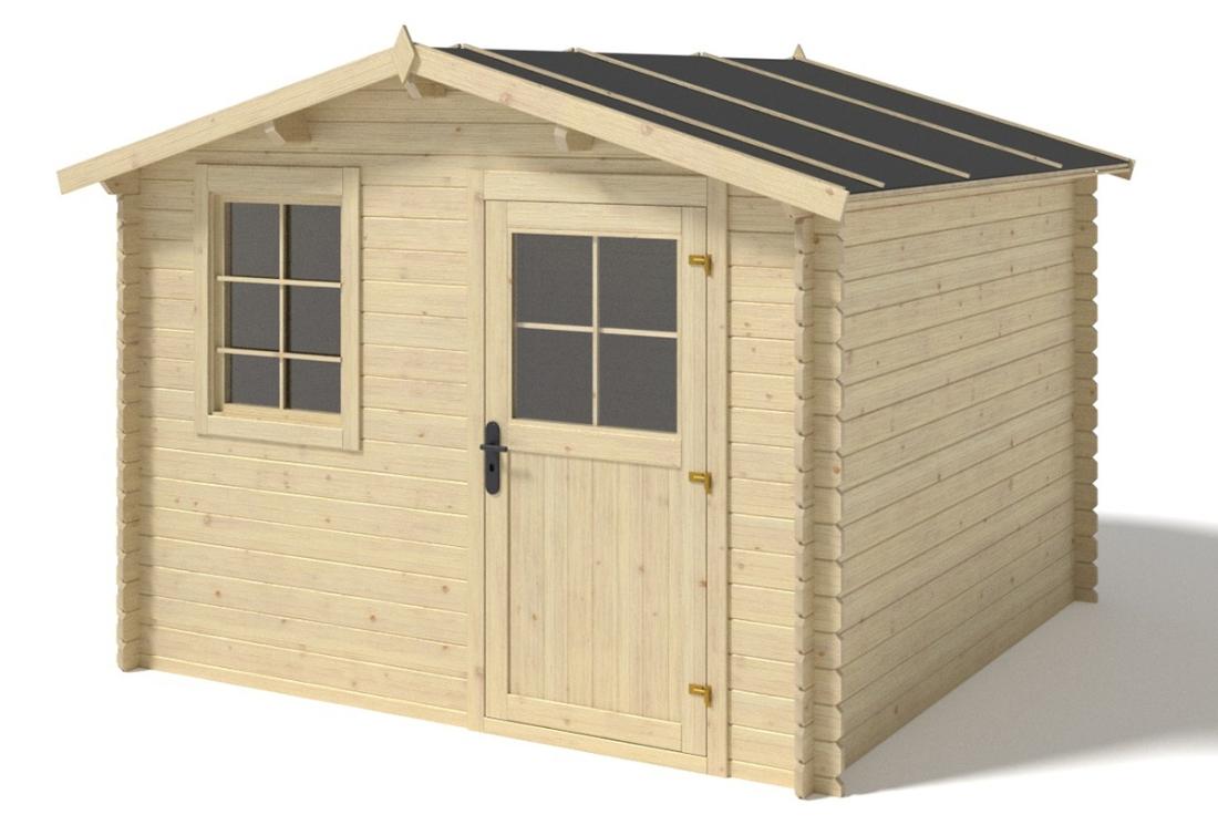 Gartenhaus, Gerätehaus 6m2 - 3x2m - 28mm