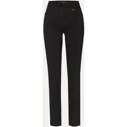 Slim-Fit Hose Meine beste Freundin Schwarz 19