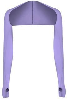 Uplift Essentials UV Sun Protection Cooling Shawl Arm Sleeves With Finger Holes light Purple