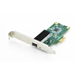 DIGITUS SFP Gigabit Ethernet PCI Expresscard 32-bit, low profile bracket, Intel WGI210 chipset