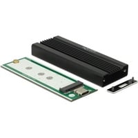 Externes Gehäuse für M.2 NVMe PCIe SSD, Laufwerksgehäuse schwarz, mit SuperSpeed USB 10 Gbps (USB 3.2 Gen 2) USB Type-C Buchse
