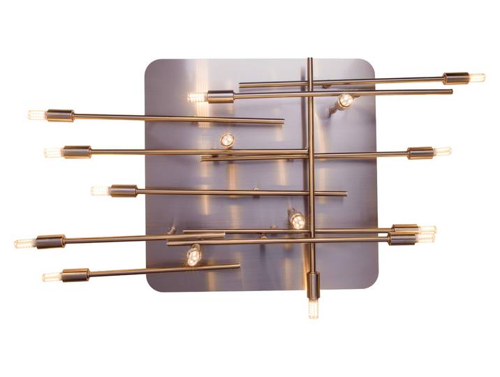Näve G9 Plafonnier ANCONA 71x70cm acier-brillant 1392950