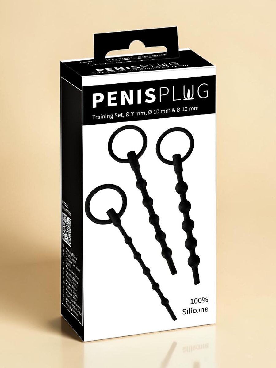 Penisplug Set d'entraînement pour dilatation urétrale en silicone doux