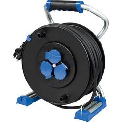 AS Schwabe 23624 Kabeltrommel 40 m Schwarz Schutzkontakt-Stecker