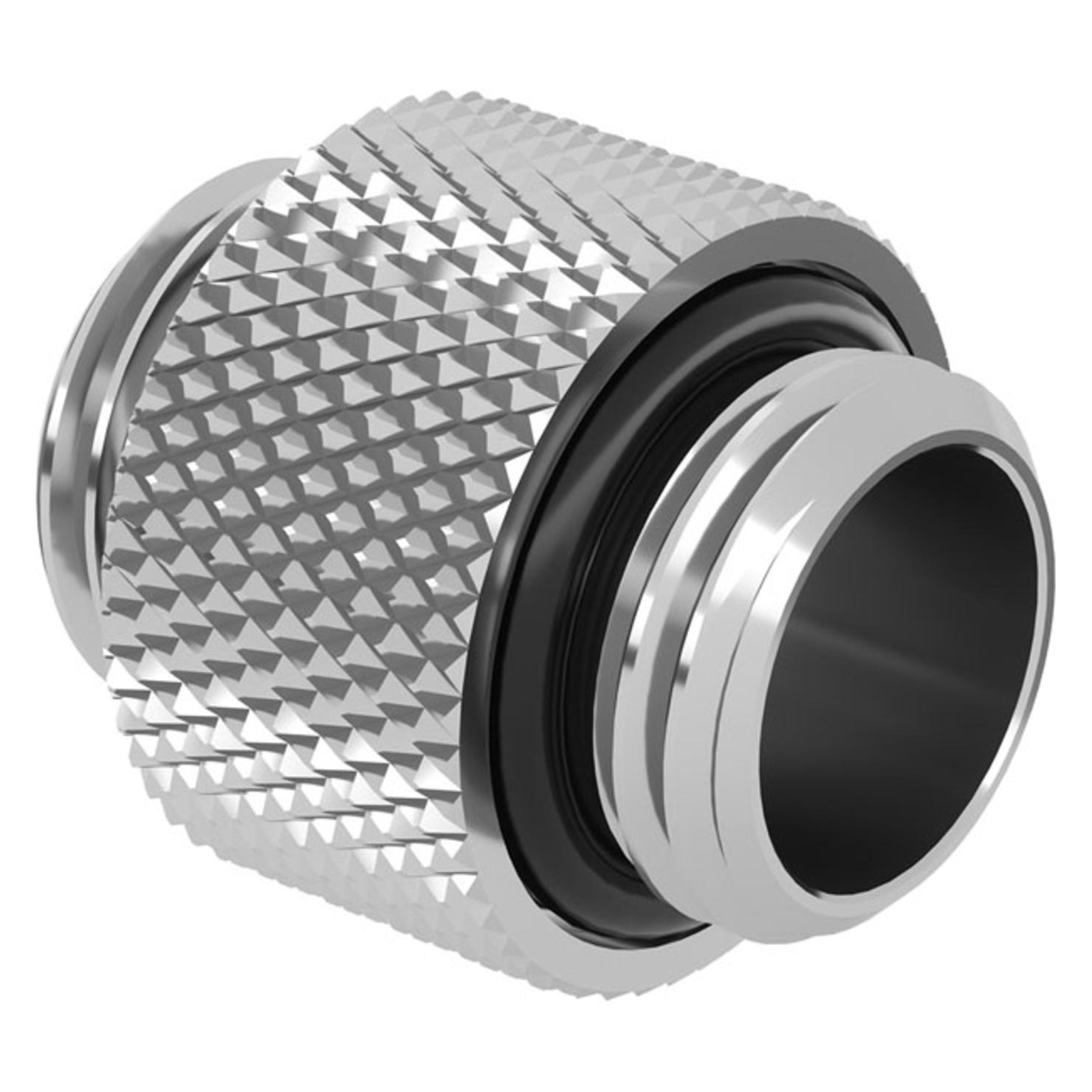 Barrow Adapter gerade G1/4 Zoll AG auf G1/4 Zoll AG, 10mm - silber (TB2D-02 s)