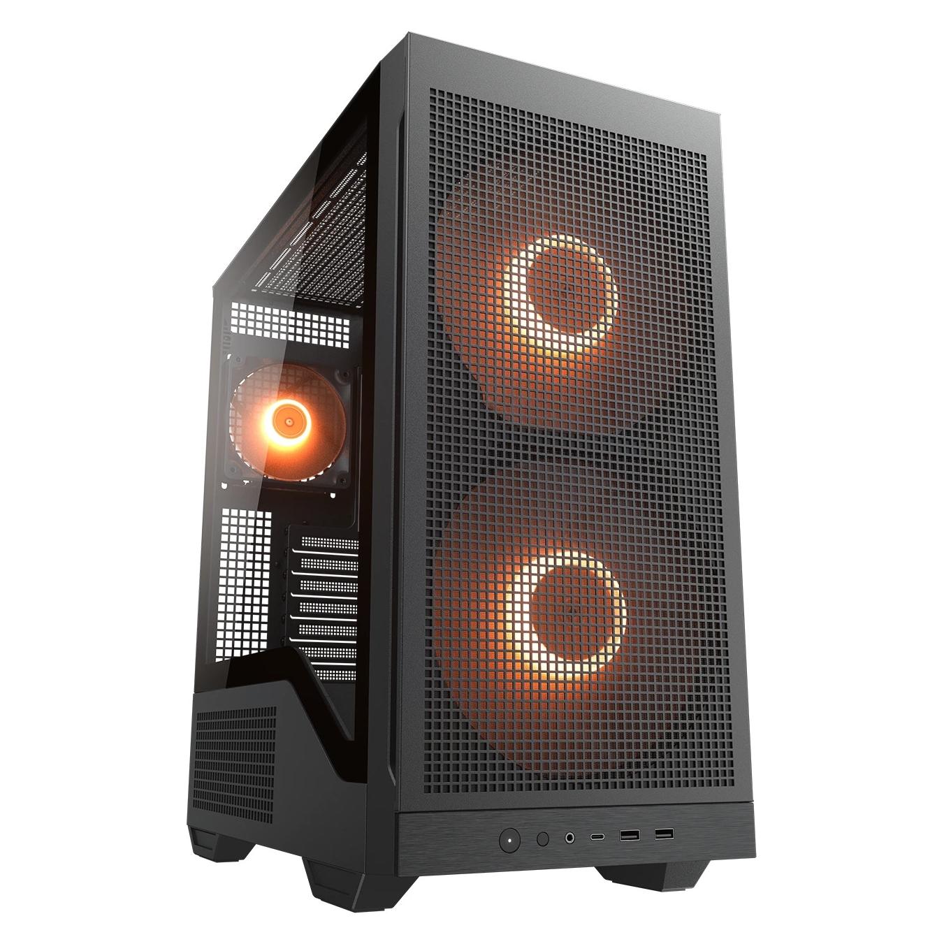 Cougar Gehäuse Full-Tower MX600 MAX ARGB, Schwarz (ATX, mATX, Mini-ITX) (382ZA50.0001)