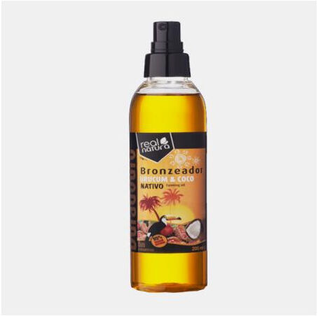 REAL NATURA COSMETICS BRONZEADOR URUCUM E COCO 200ml