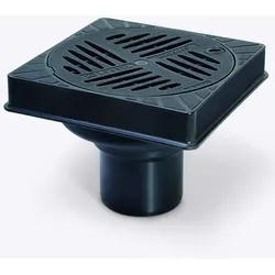 KESSEL 67110B - Kellerablauf Ecoguss 247 x 247 mm ohne Geruchsverschluss