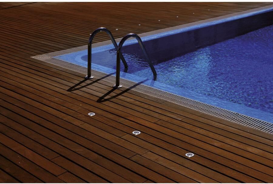 Silamp Spot LED Extérieur Encastrable 1W 12V IP65 45° - Blanc Neutre 4000K - 5500K