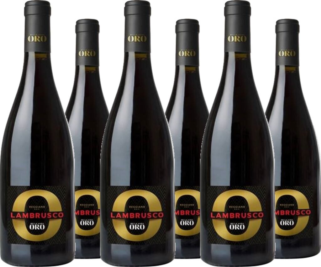 6er Vorteilspaket Lambrusco Reggiano DOC Bella Aura Oro  Bella Aura Oro